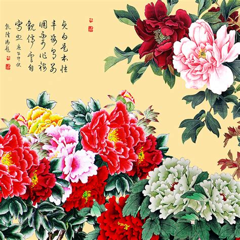 牡丹花畫哪裡買|花開富貴 • 牡丹II